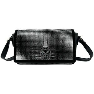 Valentino Orlandi Black and Silver Crossbody Bag